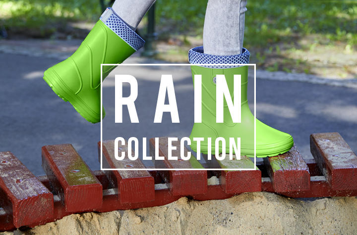 Rain boots and snow boots for children and youth